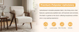 Chenille Accent Chair Beige