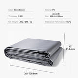 Tarp Waterproof 20x30 ft, Plastic Poly Tarp Cover 10 Mil
