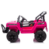 12V Kids Ride On Electric Truck Car W/Parents Control,2WD,Four-wheel suspension,