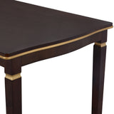 Solid Wood Dining Set Espresso