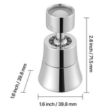 360° Swivel Kitchen Sink Faucet Aerator 5-Flow Brass Adapter