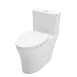 Ceramic One Piece Toilet for Bathroom, 12-inch Rough-In, 1.1/1.6 GPF