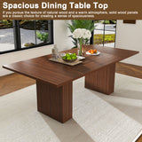 Engineered Wood Dining Table Walnut 44"