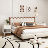 Engineered Wood Nightstand White