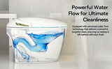 Unique Smart Toile, One Piece Toilet with Bidet Built