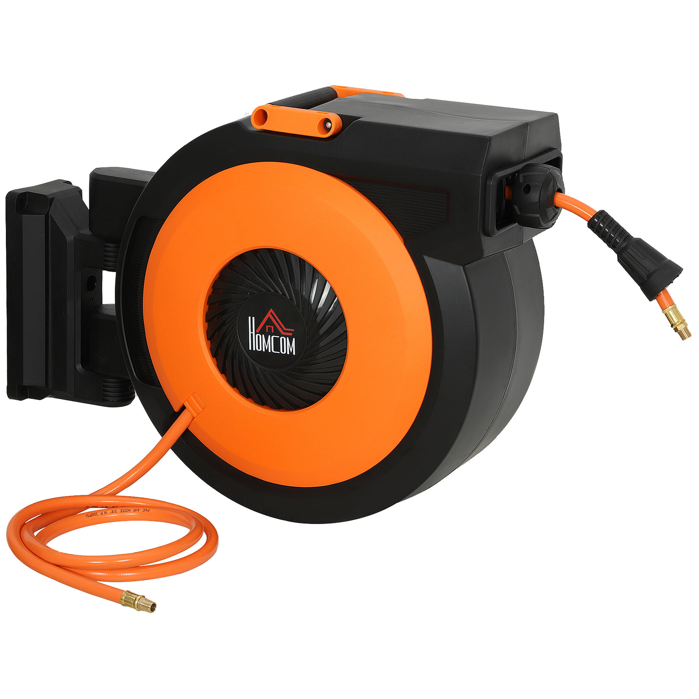 Auto Rewind Air Hose Reel 3/8" x 98 ft 300 PSI Swivel