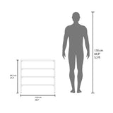 Shoe Rack - Modern Multi-Tier - Engineered Wood - Gray Walnut