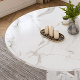 Engineered Wood Dining Table White
