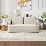 2-Person Bench with Handrail Space-Saving Seating