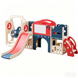 12 in 1 Toddler Outdoor Playset with Swing, Indoor Swing and Slide Set Playgroun