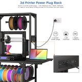 3D Printer Stand, Heavy Duty 3D Printer Table Stand with Filament Storage Rack