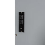 Queen Engineered Wood Murphy Bed Gray
