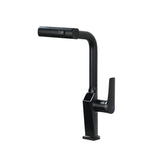 Touchless Matte Black Kitchen Faucet LED Motion Sensor Pull-Out
