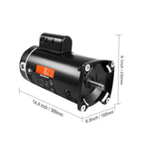 2 HP 230V Pool Pump Motor 3450 RPM Square Flange