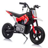 24V Kids Ride On Electric Toy Motocross Motorcycle,200W High Speed Hub Motor,Rea