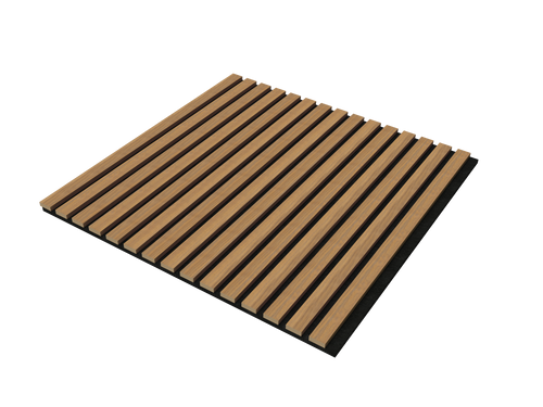 4PCS Walnut--Acoustic Panels & Wooden Strip Acoustic Boards - Suitable