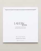 Milestone Satellite Chain Anklet