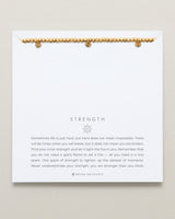 Strength Beaded Icon Bracelet