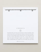 Strength Beaded Icon Bracelet