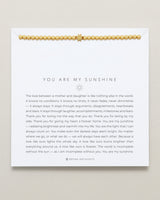 You Are My Sunshine Beaded Icon Bracelet