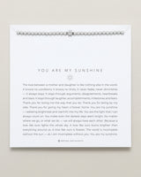 You Are My Sunshine Beaded Icon Bracelet