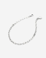Connected Delicate Paperclip Chain Bracelet