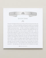 Overcome Engraved Cuff