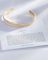 Squad Engraved Cuff