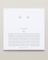Squad Crystal Stud Earrings