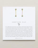 Something Blue Drop Earrings