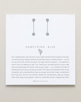 Something Blue Drop Earrings