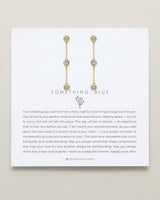 Something Blue Linear Earrings