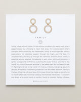 Family Drop Earrings