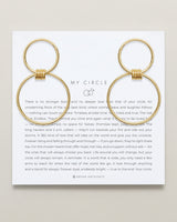 My Circle Statement Earrings