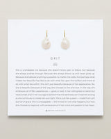 Grit Drop Earrings