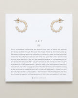 Grit Mini Hoop Earrings