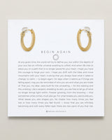Begin Again Midi Hoop Earrings