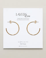 Simplicity Midi Hoop Earrings