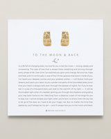 To the Moon and Back Hoop Earrings