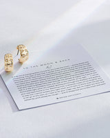 To the Moon and Back Hoop Earrings