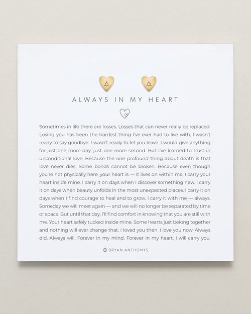 Always In My Heart Icon Stud Earrings