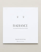 Radiance Baguette Stud Earrings