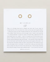 My Circle Stud Earrings