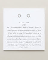 My Circle Stud Earrings