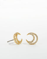 To the Moon and Back Stud Earrings