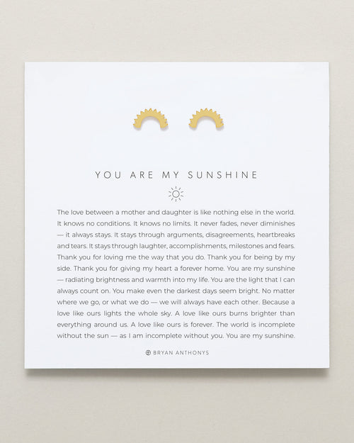 You Are My Sunshine Earrings