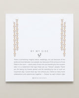 By My Side Pear Cut Chandelier Earrings