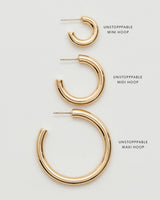 Unstoppable Midi Hoop Earrings
