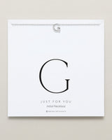 Just For You Initial Necklace — G