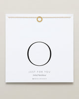 Just For You Initial Necklace — O